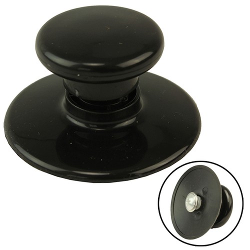 Lid knob heat safety skirt - knob, &